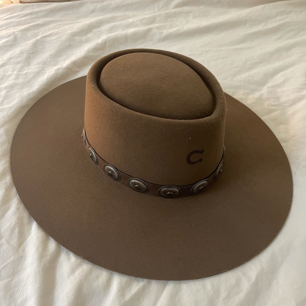 Custom Charlie Horse Brown Felt Hat